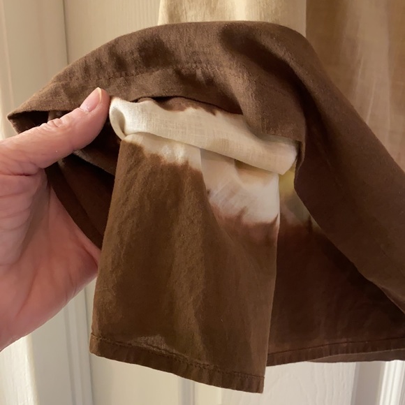 Old Navy Linen blend Tie Dye Skirt - size 8 - Picture 4 of 6